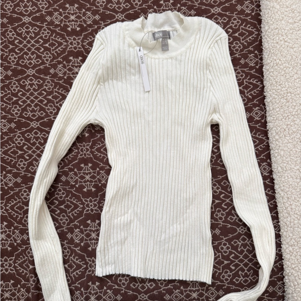 ASOS Ribbed Long Sleeve Top